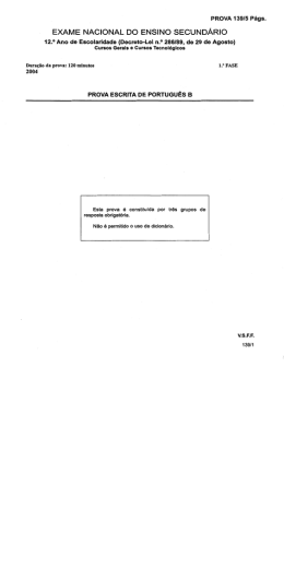 EXAME NACIONAL DO ENSINO SECUND&Aacute;RIO