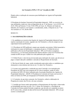 Ato Normativo INPI nº 157/00