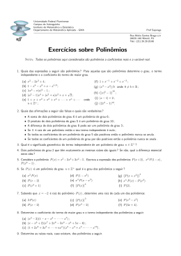 Polin&ocirc;mios - Professores da UFF - Universidade Federal Fluminense