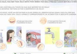 E &Aacute;GUA, MAS NEM TODA &Aacute;GUA SERVE PARA BEBER. POR ISSO