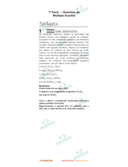 QU&Iacute;MICA - Curso Objetivo