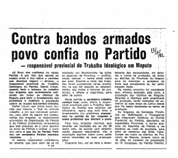 «O Povo tem conliança no nosso Partido. É por isso que aponta os