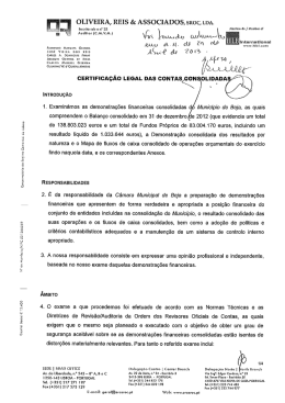 OLIVEIRA, REIS 8: ASSOCIADOS, SROC, LDA.