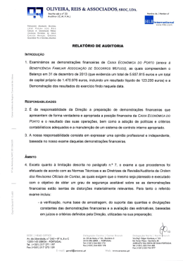 Relatório de Auditoria