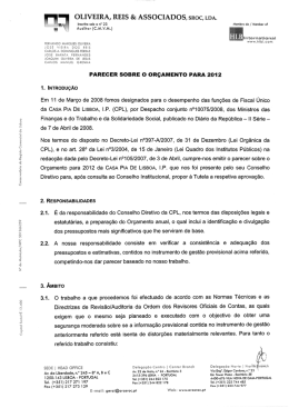 OLIVEIRA, REIS 8: ASSOCIADOS, sRoc, LDA.