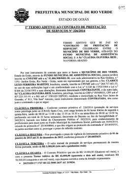 PREFEITURA MUNICIPAL DE RIO VERDE