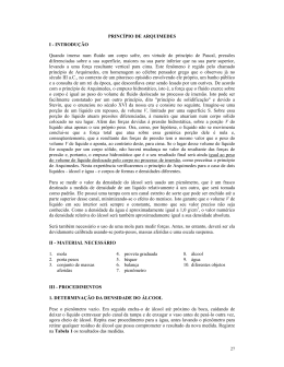 PRINC&Iacute;PIO DE ARQUIMEDES I - INTRODU&Ccedil;&Atilde;O Quando imerso