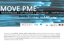 O Programa de Formação MOVE PME – Modernizar