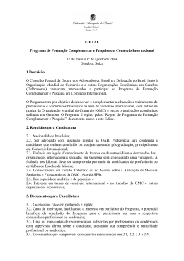 Delbrasomc - Ordem dos Advogados do Brasil