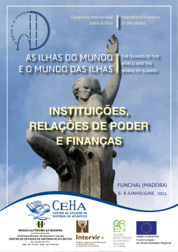 Programa do Congresso - Biblioteca Pública Regional da Madeira