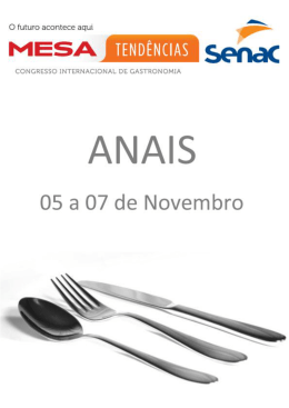Congresso Internacional de Gastronomia