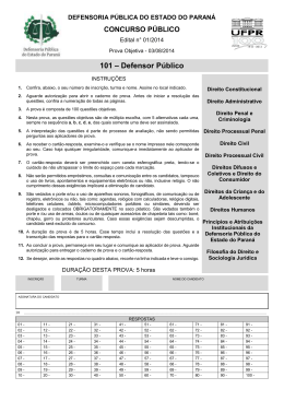 101 &ndash; Defensor P&uacute;blico - NC