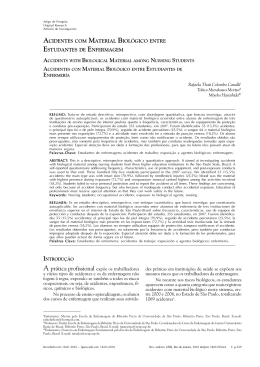 Accidents with Biological Material among Nursing Students