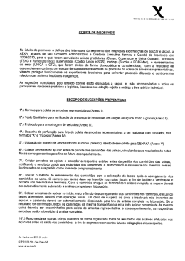 escopo de sugest&otilde;es preventivas