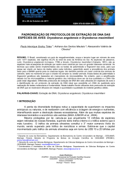 PADRONIZA&Ccedil;&Atilde;O DE PROTOCOLOS DE EXTRA&Ccedil;&Atilde;O