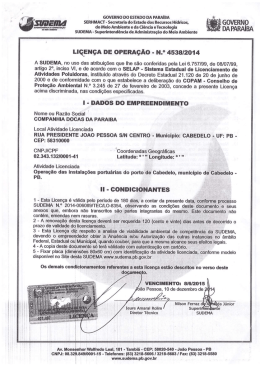 ` GOVERN - Porto de Cabedelo