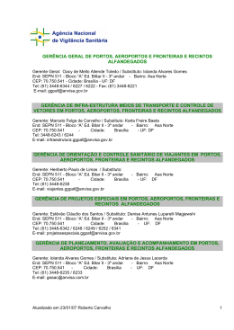 ger&ecirc;ncia geral de portos, aeroportos e fronteiras e recintos