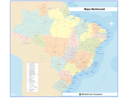 Mapa Multimodal Ministério dos Transportes