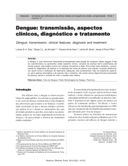 Dengue: transmissão, aspectos clínicos