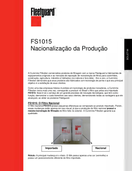 FS1015 Nacionalização da Produção