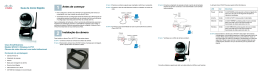 WVC210 PTZ Camera Quick Start Guide (Portuguese, Brazil)