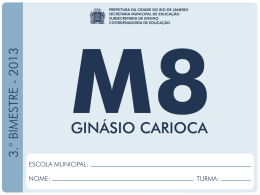 2x + 7 > 15 - Prefeitura do Rio de Janeiro