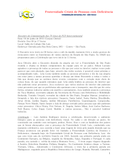 Fraternidade Crist&atilde; de Pessoas com Defici&ecirc;ncia