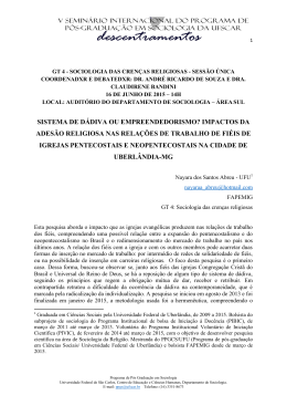 a perspectiva dos pastores evang&eacute;licos neopentecostais para as