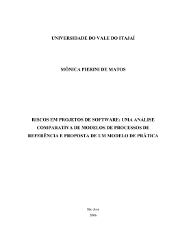 riscos em projetos de software