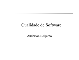 Qualidade de Software