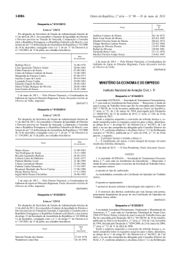 14886 MINIST&Eacute;RIO DA ECONOMIA E DO EMPREGO