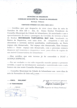 -¬--- Certifico que`, por despacho de vinte cinco dias do mes de