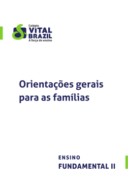 E. Fundamental II - Col&eacute;gio Vital Brazil