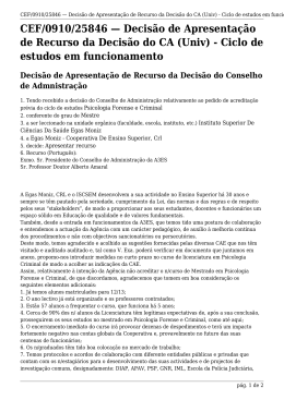(Univ) - Ciclo de estudos em funcionamento