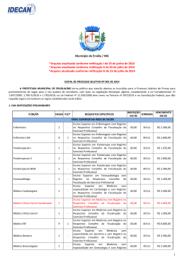 Edital 001/2014