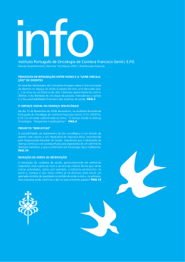 INFO 10 - Instituto Português de Oncologia de Coimbra Francisco