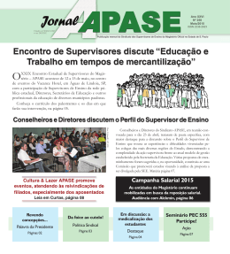 Encontro de Supervisores discute &ldquo;Educa&ccedil;&atilde;o e Trabalho
