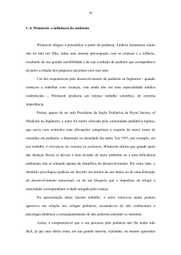 Winnicott - Psicologia M&eacute;dica