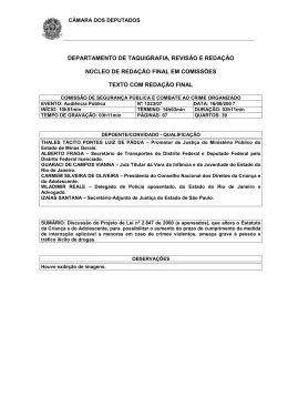 departamento de taquigrafia, revis&atilde;o e reda&ccedil;&atilde;o n&uacute;cleo de reda&ccedil;&atilde;o