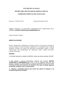 resposta recurso administrativo definitivo 2012