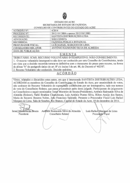 Ac&oacute;rd&atilde;o AC&Oacute;RD&Atilde;O 04-2014 SANTISTA DISTRIBUI&Ccedil;&Otilde;ES