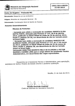Scanned Document - Ministério da Integração Nacional