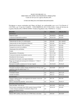 Preços Registrados
