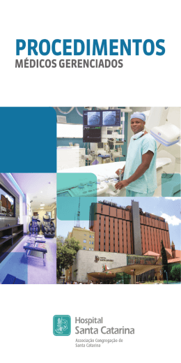 PROCEDIMENTOS - Hospital Santa Catarina