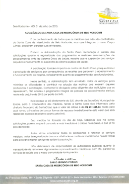 SANTA CASA - Grupo Santa Casa BH
