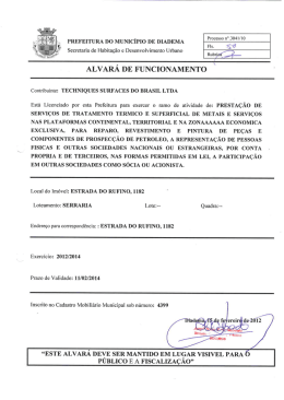 PREFEITURA Do MUNICIPIO DE DIADEMA “mes” "S