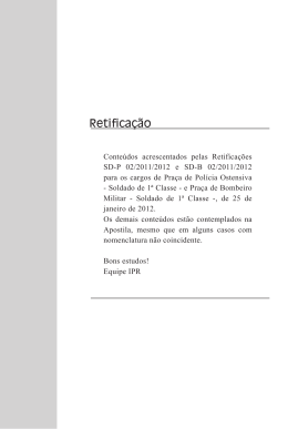 Retifica&ccedil;&atilde;o - Instituto Padre Reus