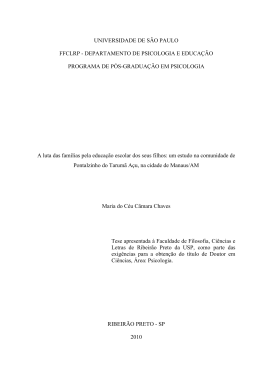 departamento de psicologia e educa&ccedil;&atilde;o - ffclrp