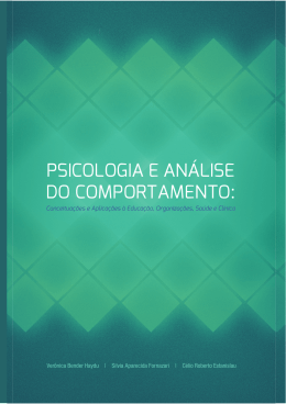 Psicologia e an&aacute;lise do comportamento