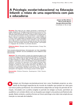 Revista Psicologia: Teoria e Pr&aacute;tica